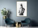 Wall Poster Contemplative - black and abstract silhouette of a figure on a contrasting background 134185 additionalThumb 13