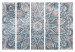 Room Divider Screen Mandala II (5-piece) - pattern in oriental ornaments in Zen style 134285 additionalThumb 6