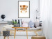 Poster Tiger Cub - a charming composition for children with a wild cat on a white background 136385 additionalThumb 25