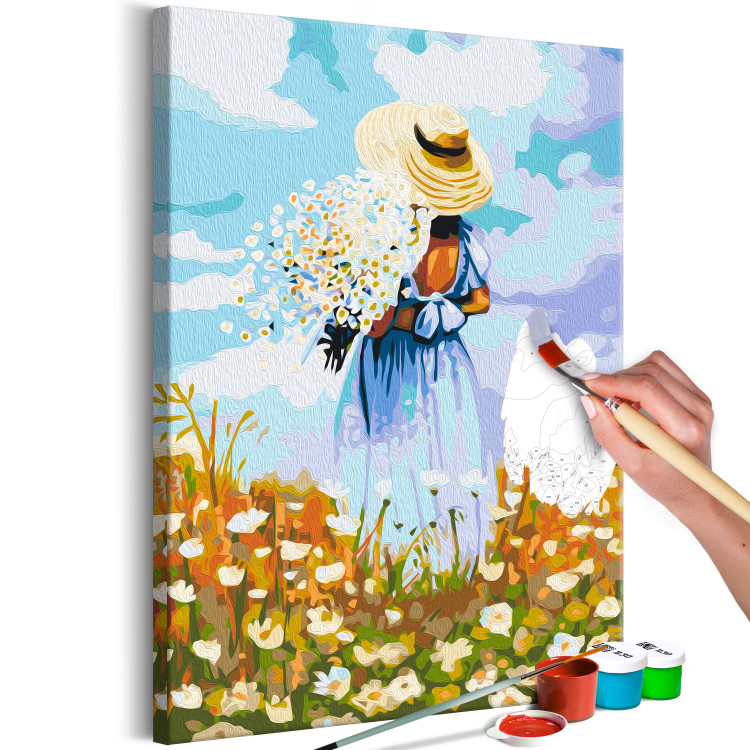 Paint by Number Kit Girl in a Straw Hat 136985 additionalImage 5