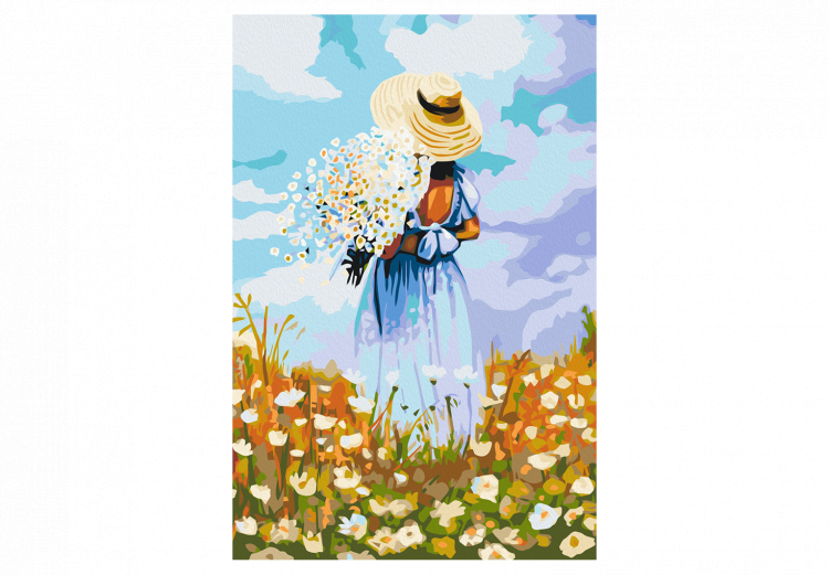 Paint by Number Kit Girl in a Straw Hat 136985 additionalImage 3
