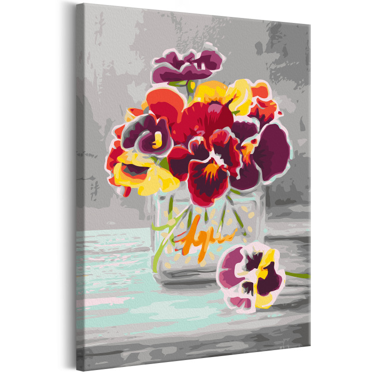 Paint by Number Kit Pansies 137285 additionalImage 5