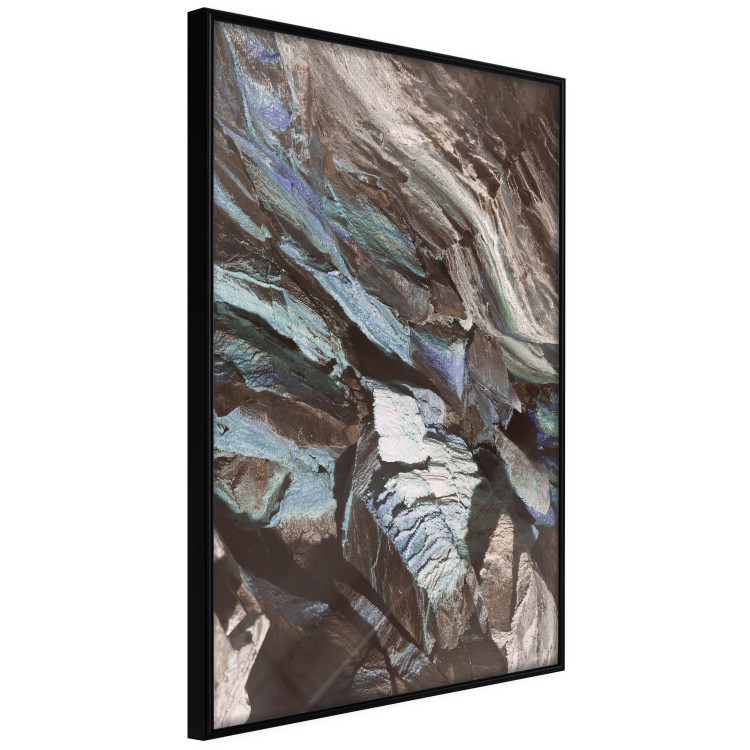 Poster Majestic Rock - abstract composition of rocky gray mountains 138785 additionalImage 12