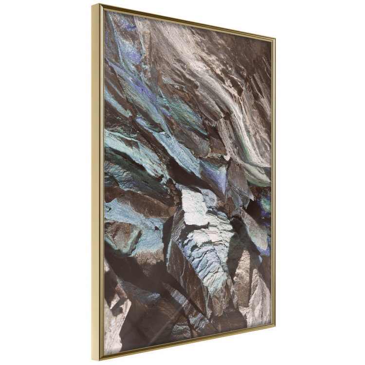 Poster Majestic Rock - abstract composition of rocky gray mountains 138785 additionalImage 11
