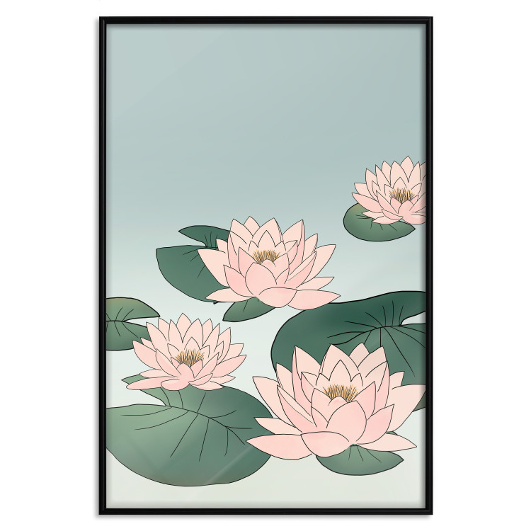Poster Pink Water Lilies [Poster] 142485 additionalImage 25