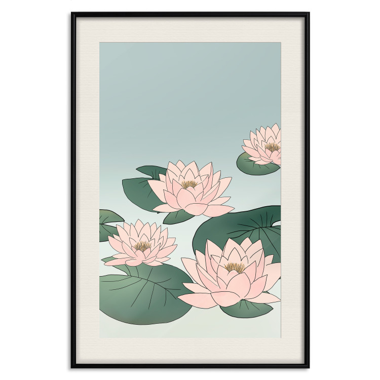 Poster Pink Water Lilies [Poster] 142485 additionalImage 21