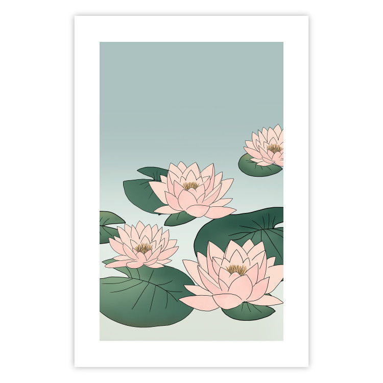 Poster Pink Water Lilies [Poster] 142485 additionalImage 17