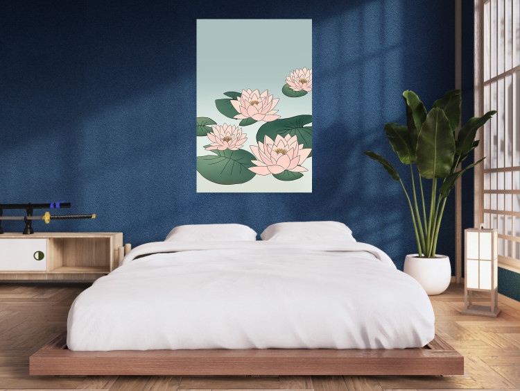 Poster Pink Water Lilies [Poster] 142485 additionalImage 4