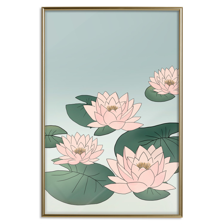 Poster Pink Water Lilies [Poster] 142485 additionalImage 26