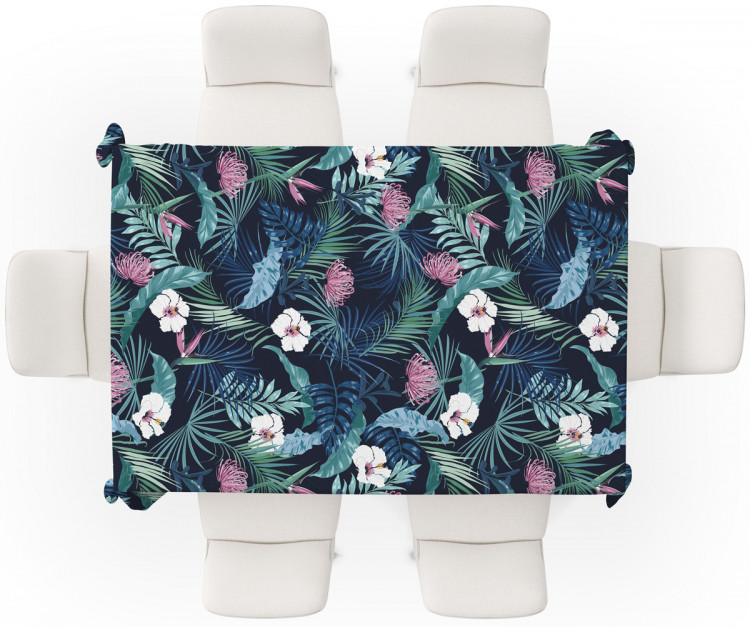 Tablecloth Cozy jungle - a botanical composition with tropical plants 147185 additionalImage 3