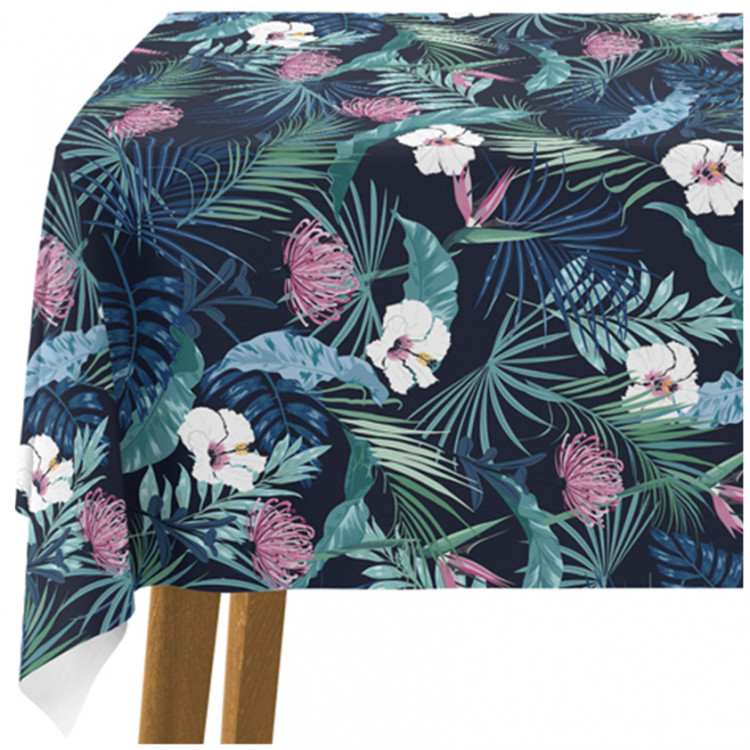 Tablecloth Cozy jungle - a botanical composition with tropical plants 147185