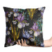 Decorative Velor Pillow The flowers of dreams - a composition with a theme inspired by nature 147285 additionalThumb 2
