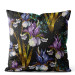 Decorative Velor Pillow The flowers of dreams - a composition with a theme inspired by nature 147285