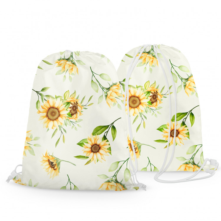 Backpack Falling sunflowers - vintage style flower arrangement 147385 additionalImage 3