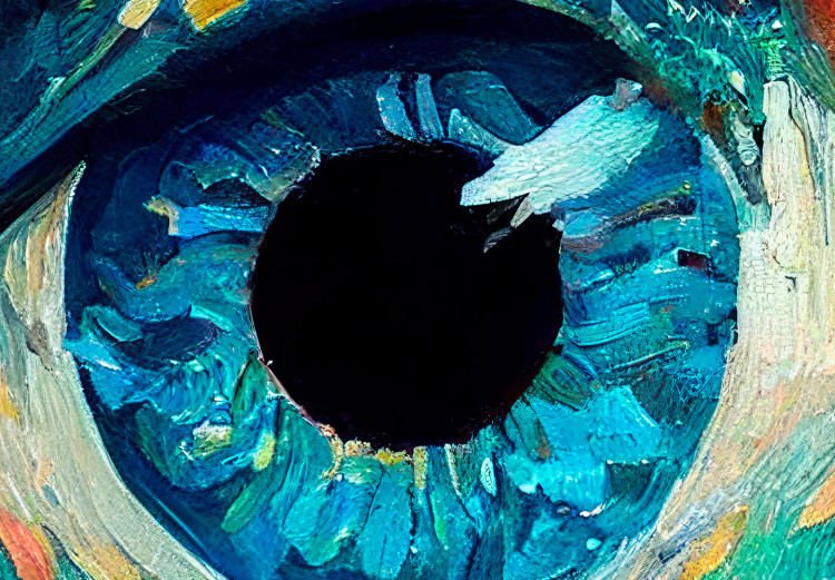 Poster Blue Eye - A Composition Inspired by the Work of Van Gogh 151185 additionalImage 6