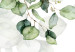 Canvas Art Print Lightness of Leaves - Delicate Green Composition With Twigs 151785 additionalThumb 4