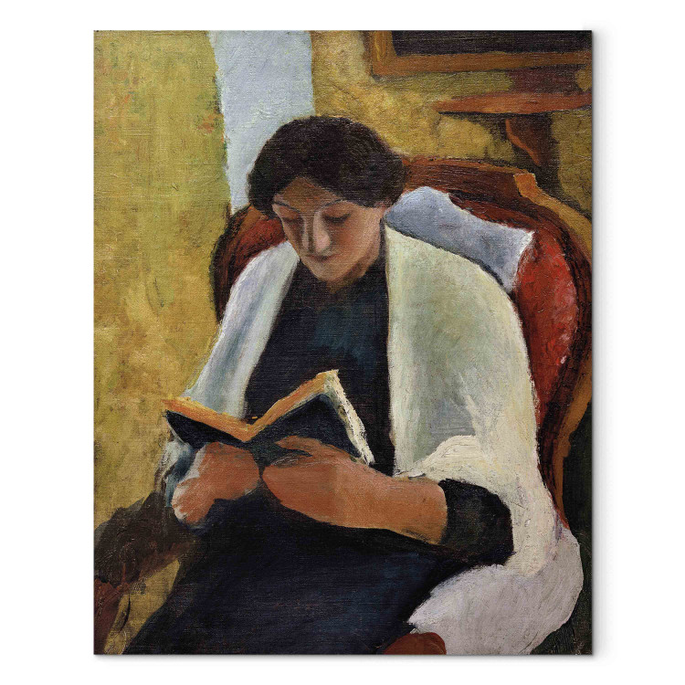 Reproduction Painting Lesende Frau im roten Sessel 152385