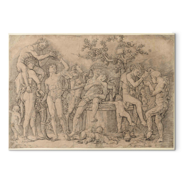 Reproduction Painting Bacchanalia and a Barrel of Wine 152785