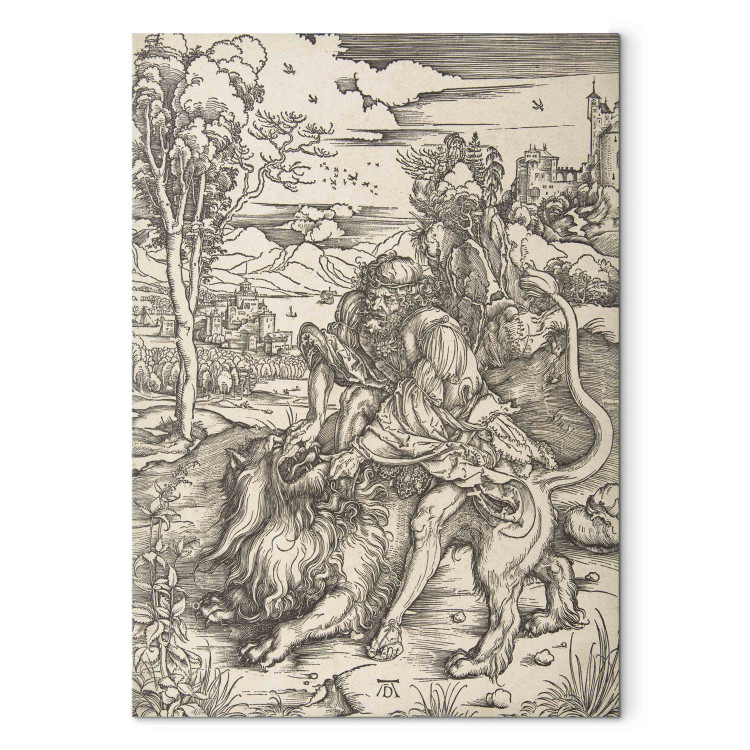 Reproduction Painting Samson defeats the Lion 154285