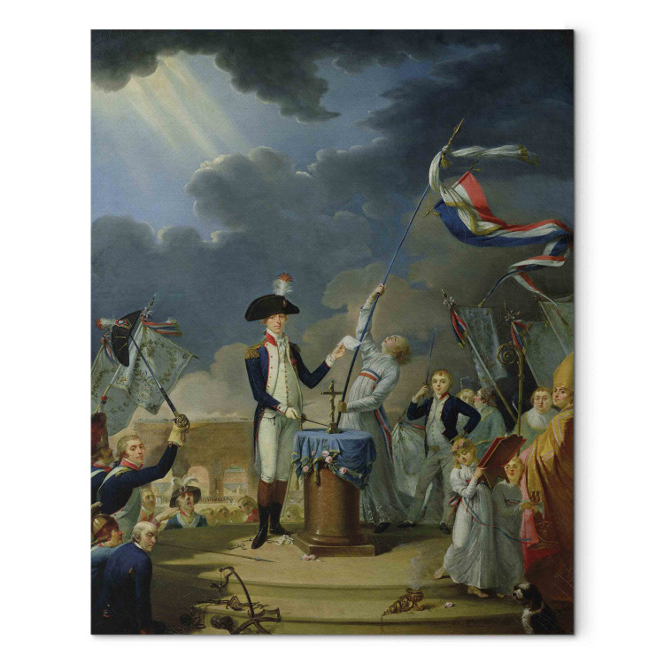 Reproduction Painting The Oath of Lafayette at the Festival of the Federation 157185
