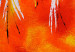 Canvas Orange Memory (1-piece) - abstraction with silhouettes 46985 additionalThumb 3