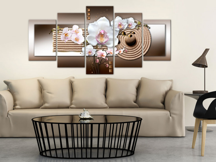 Canvas Orchid and zen garden 55485 additionalImage 3