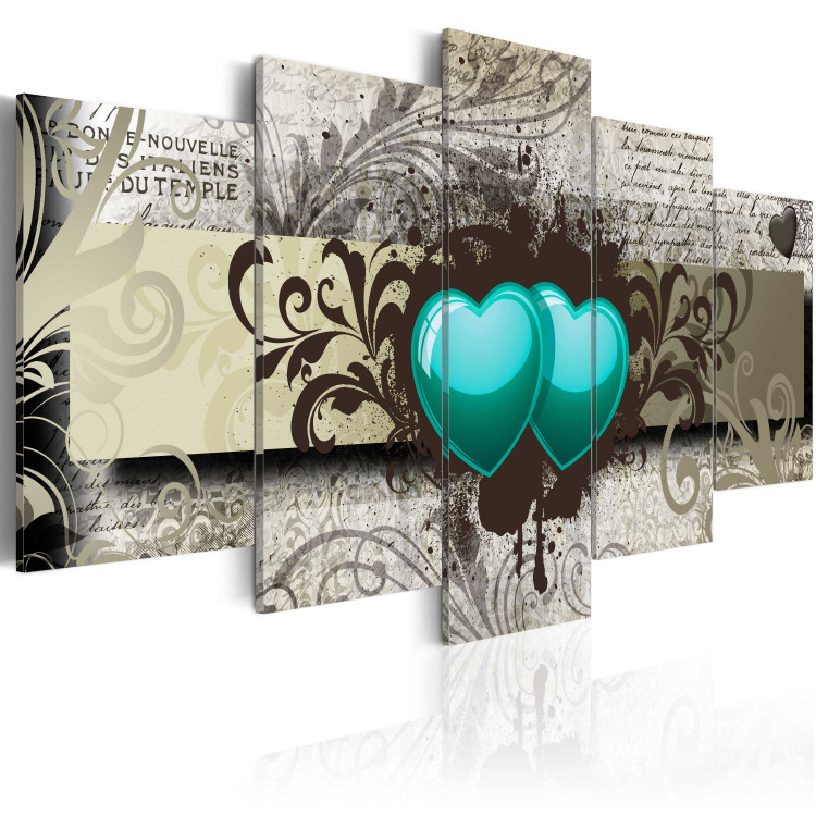 Canvas Print Frozen hearts 56185 additionalImage 2