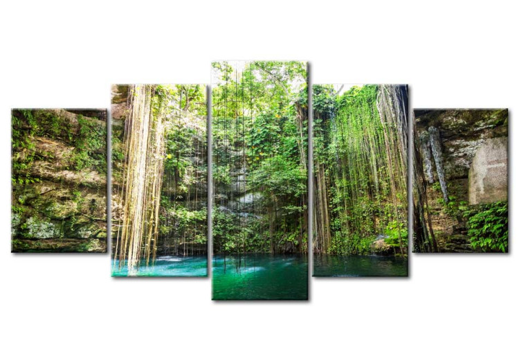 Canvas Print Waterfall of Trees 62285
