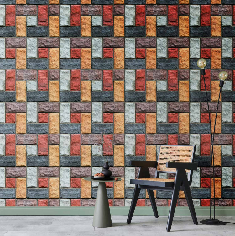 Modern Wallpaper Stone tetris 93185 additionalImage 8