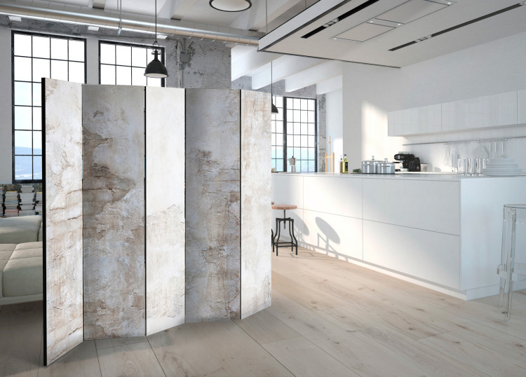 Room Divider Screen Stone History II - architectural texture of concrete and stone 95985 additionalImage 4