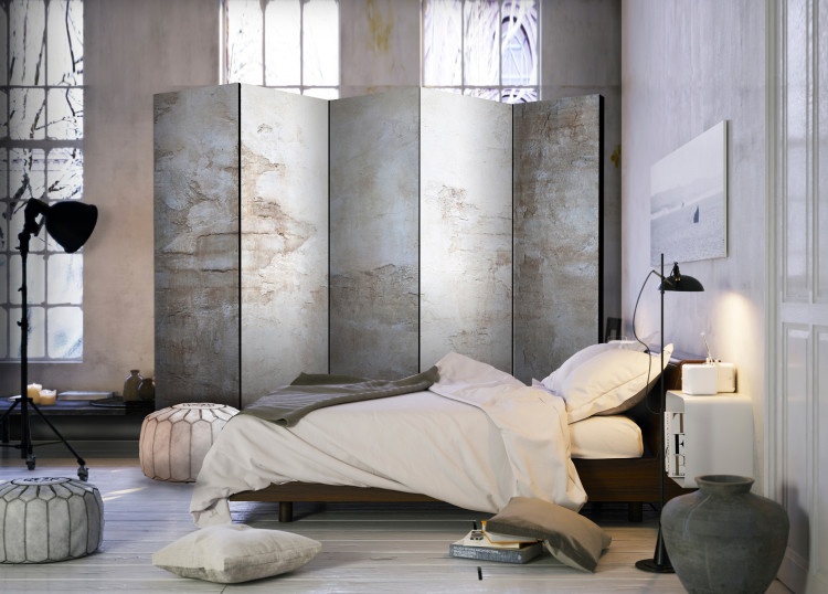 Room Divider Screen Stone History II - architectural texture of concrete and stone 95985 additionalImage 2