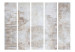 Room Divider Screen Stone History II - architectural texture of concrete and stone 95985 additionalThumb 3