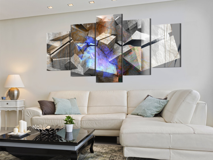 Canvas Print Abstract Cubes 98185 additionalImage 3