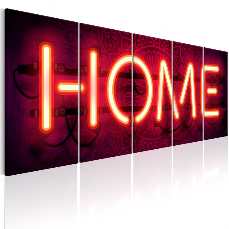 Canvas Print Home Neon 106695 additionalImage 2