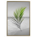 Wall Poster Green Palm Branch - Tropical plant and sea with beach in the background 114395 additionalThumb 16
