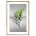 Wall Poster Green Palm Branch - Tropical plant and sea with beach in the background 114395 additionalThumb 16