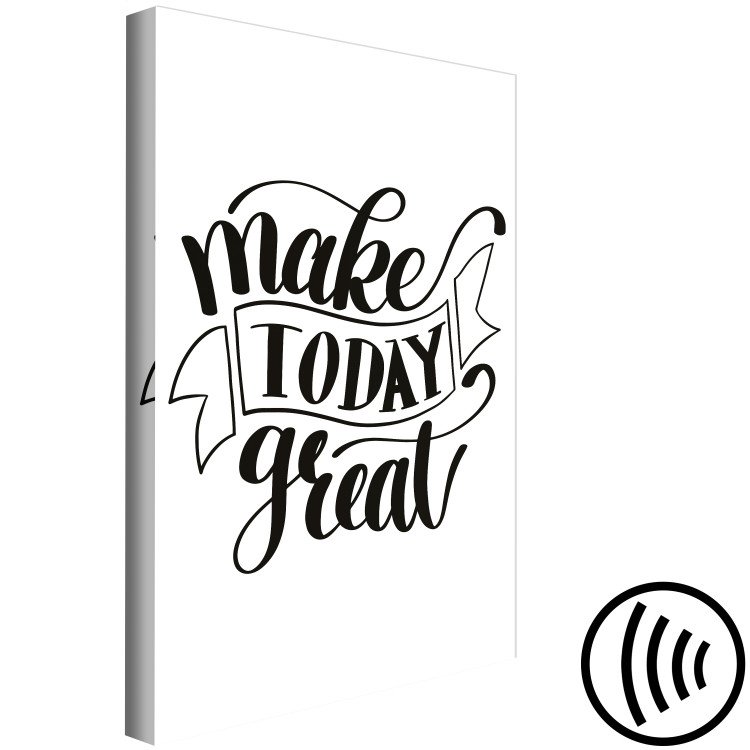Canvas Print Make Today Great (1 Part) Vertical 114695 additionalImage 6