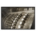 Poster Vintage Cash Register - sepia-toned composition with a retro-style metal cash register 116695 additionalThumb 20