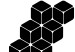 Poster Construction with Cubes - black and white composition in geometric figures 117395 additionalThumb 9