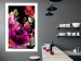 Poster Midsummer - colorful watercolor flowers on a black background 117995 additionalThumb 4
