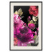 Poster Midsummer - colorful watercolor flowers on a black background 117995 additionalThumb 18