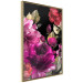 Poster Midsummer - colorful watercolor flowers on a black background 117995 additionalThumb 12