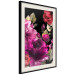Poster Midsummer - colorful watercolor flowers on a black background 117995 additionalThumb 3