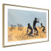 Wall Poster Deal Hunters - graffiti with people and carts in a field in Banksy style 118695 additionalThumb 6