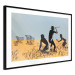 Wall Poster Deal Hunters - graffiti with people and carts in a field in Banksy style 118695 additionalThumb 13