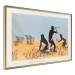 Wall Poster Deal Hunters - graffiti with people and carts in a field in Banksy style 118695 additionalThumb 2