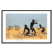 Wall Poster Deal Hunters - graffiti with people and carts in a field in Banksy style 118695 additionalThumb 20