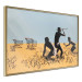 Wall Poster Deal Hunters - graffiti with people and carts in a field in Banksy style 118695 additionalThumb 14