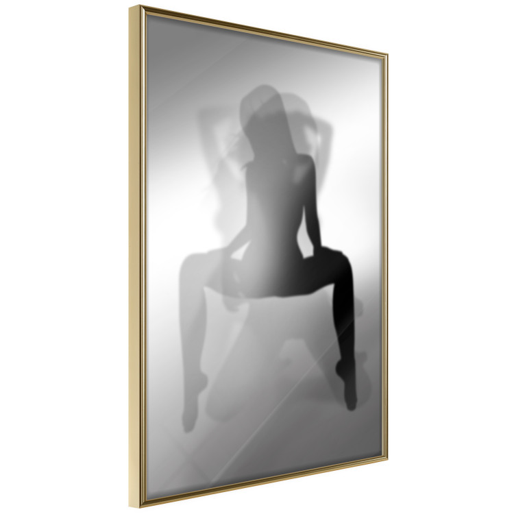 Wall Poster Romantic Dream - black and white sensual composition with a woman 121895 additionalImage 12