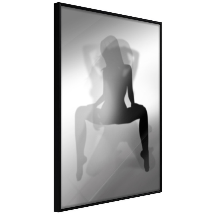 Wall Poster Romantic Dream - black and white sensual composition with a woman 121895 additionalImage 10